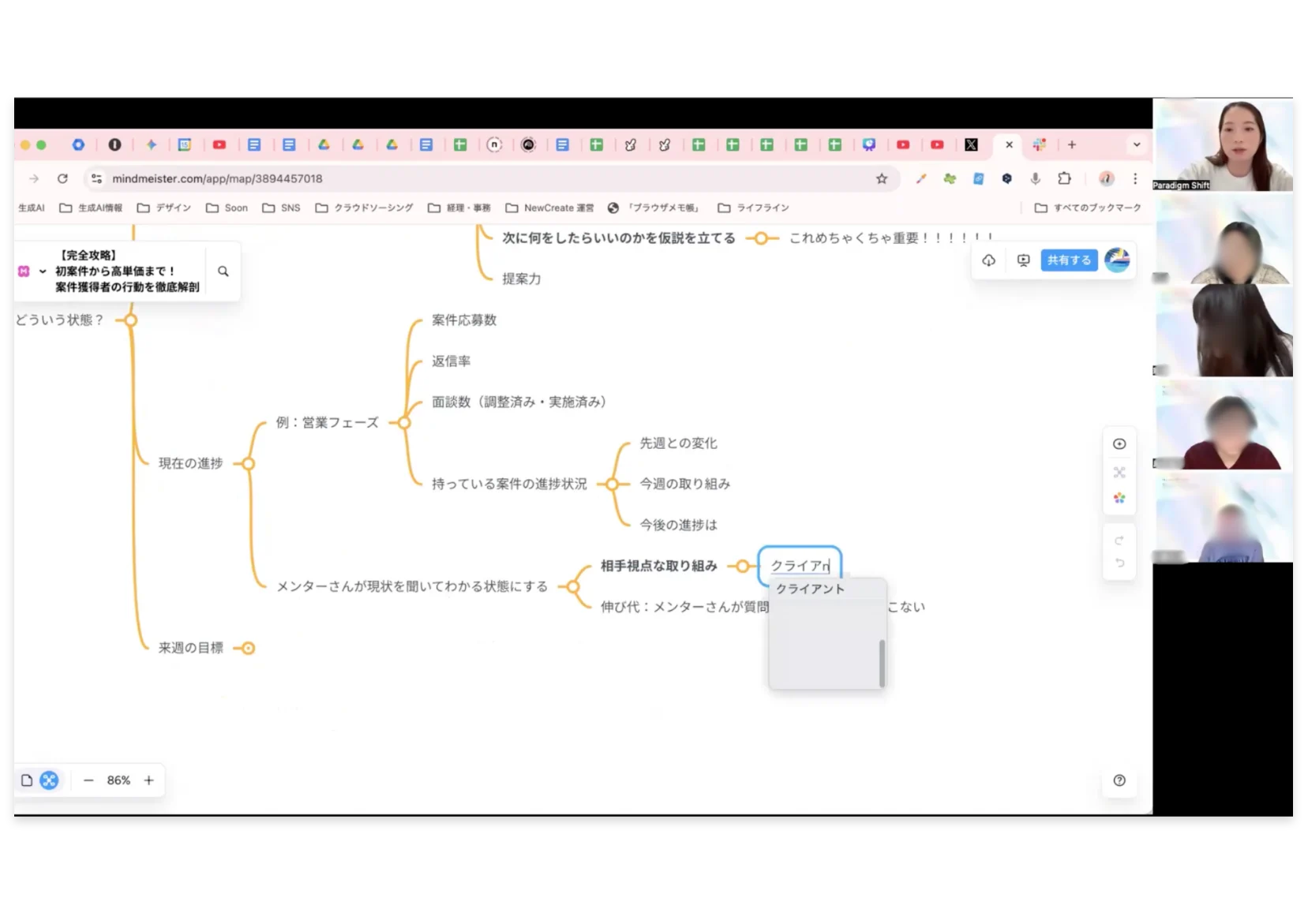実践型グループ講義の様子